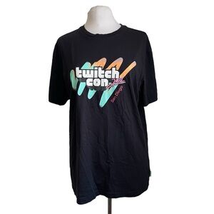 NWOT Twitch Con 2022 T-shirt Black large